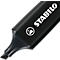 Markeerstift STABILO® BOSS Original NatureCOLORS, wigvormige punt, lichtecht, sneldrogend, zwart, 10 stuks