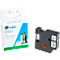 Markeertape compatibel met Dymo® Markeertape D1/40913, zelfklevend, wit/zwart, kunststof, L 7 m x B 9 mm