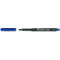 Marker Faber-Castell Multimark, incl. speciale gum, blauw, F, permanent