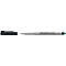 Marker Faber-Castell Multimark, incl. speciale gum, zwart, F, non-permanent