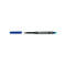 A Faber-Castell Multimark 1525 permanent marker, black with blue cap and blue-green marking at the end.