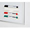 Markerhouder 89210, magnetisch, B 154 x D 25 x H 130 mm, voor 4 boardmarkers, wit