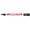 Markers edding 404, met fijne punt, zwart, 10 stuks