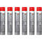 Markerverf Easyline Edge - 6 spuitbussen 750 ml - rood