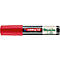 Un marqueur de peinture rouge Edding 52 Ecoline. Le logo du fabricant est visible sur le stylo.