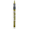 Marqueur métallique Karin Déco Brush, pour surfaces noires &amp; blanches, résistant à la lumière, permanent, 1 pièce, or