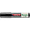 Un marqueur noir Edding 52 Ecoline. Inscriptions en rouge et blanc. Avec logo de recyclage.