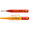 Marqueur permanent Pica BIG Ink Marker XL, pour surfaces lisses &amp; sèches, pointe d'écriture spéciale, résistant à l'eau &amp; à l'effacement, couleur d'écriture rouge