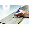 Marqueur permanent Pica BIG Ink Marker XL, pour surfaces lisses &amp; sèches, pointe d'écriture spéciale, résistant à l'eau &amp; à l'effacement, couleur d'encre bleue