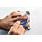 Marqueur permanent Pica BIG Ink Marker XL, pour surfaces lisses &amp; sèches, pointe d'écriture spéciale, résistant à l'eau &amp; à l'effacement, couleur d'encre bleue