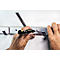 Marqueur permanent Pica BIG Ink Marker XL, pour surfaces lisses &amp; sèches, pointe d'écriture spéciale, résistant à l'eau &amp; à l'effacement, couleur d'encre noire