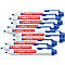Marqueur permanent retract 11 edding, sans capuchon, rétractable, 10 p., bleu