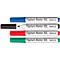 Marqueur pour flipchart Jumbo MAUL, couleurs assorties, lot de 4, pointe ronde