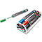 Marqueur pour tableau blanc Pentel Maxiflo Flex-Feel, pointe ogive à largeur de trait variable, système à pompe, jeu de 4 couleurs assorties avec support, aimant et éponge.