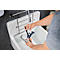 Martor 610 XDR veiligheidsmes, 3-in-1 hendel, automatische terugtrekking lemmet, metaal detecteerbaar, L 158 x B 27 x H 76 mm, staal/aluminium/kunststof, blauw