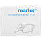 Weiße Verpackung mit blauem Martor-Logo und der Aufschrift SECUMAX BLADE NO. 3770 und einer Liniengrafik einer Klinge.