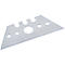 MARTOR trapeziumblad 5232, staal, L 53 x B 19 mm, 10 stuks