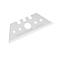 MARTOR trapeziumblad 5232, staal, L 53 x B 19 mm, 10 stuks