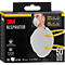 Masque de protection respiratoire 3M 8710E, à usage unique, type masque à particules FFP1, EN 149:2001 + A1:2009, sans valve, polypropylène, blanc, 3 pièces