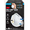 Masque de protection respiratoire 3M Cool Flow 8822, jetable, type masque à particules FFP2, EN 149:2001 + A1:2009, avec valve, polypropylène, blanc, 10 pièces