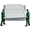 Materiaalcontainer MC 1300, gegalvaniseerd, ongemonteerd, met houten bodem