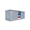 Materiaalcontainer MC 1600, gegalvaniseerd, gemonteerd, met houten bodem