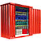 Materiaalcontainer mod. 1020, gelakt, gemonteerd