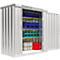 Materiaalcontainer mod. 1020, gelakt, gemonteerd