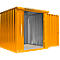 Materiaalcontainer mod. 1220, gelakt, gemonteerd