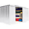 Materiaalcontainer mod. 1320, gelakt, gemonteerd