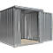 Materialcontainer MC 1200, verzinkt, zerlegt, ohne Boden