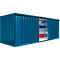 Materialcontainer MC 1600, lackiert, montiert, mit Holzfußboden