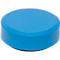 MAUL aimant MAULpro Recycling, rond, avec bord à facettes, force d'adhérence jusqu'à 0,6 kg, Ø 29 mm, 85 % plastique recyclé laqué, bleu, 20 pièces
