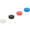 MAUL aimant MAULpro Recycling, rond, avec bord à facettes, force d'adhérence jusqu'à 0,6 kg, Ø 29 mm, 85 % plastique recyclé laqué, couleurs assorties, 20 pièces