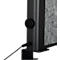 MAUL cloison de bureau MAULconnecto Uplight, éclairage LED, 1200 x 500 mm, anthracite