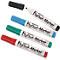 MAUL flipchartmarker Jumbo, diverse kleuren, set van 4, wigvormige punt