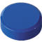 MAUL imanes redondos, plástico y metal, estructura fina, fuerza adhesiva 170 g, ø 15 x 7,5 mm, azul, 20 unid.