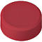 MAUL imanes redondos, plástico y metal, estructura fina, fuerza adhesiva 2 kg, ø 33 x 14 mm, rojo, 20 unid.