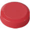 MAUL imanes redondos, plástico y metal, estructura fina, fuerza adhesiva 300 g, ø 20 x 7,5 mm, rojo, 20 unid.