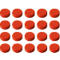 MAUL imanes redondos, plástico y metal, estructura fina, fuerza adhesiva 600 g, ø 29 x 11 mm, rojo, 20 unid.