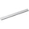 Maul Klemmleiste, Aluminium, L 428 x B 40 x H 13 mm, besonders flach, Klemmweite 10 mm