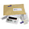 MAUL-letterweegschaal MAULtronic S, tot 2000 g, display, op zonne-energie, automatische uitschakeling, éénknopsbediening, hold-functie, wit