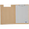 Maul MAULbalance schrijfmap, A4, klembreedte 8 mm, aanpasbaar, kan worden opgehangen, L 323 x B 234 x H 16 mm, karton, recyclebaar, bruin