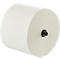 Papierhandtuchrolle, weiß, mit Halterung.