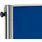 MAUL Moderationstafel Pro, B 1200 x H 1500 mm, klappbar, Textil/Textil, blau