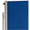 MAUL Moderationstafel Pro, klappbar, B 1200 x H 1500 mm, Textil/Whiteboard, blau