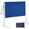 MAUL Moderationstafel Visuboard profi 2, klappbar, Textil blau/Whiteboard + Tragetasche GRATIS
