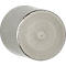 MAUL neodymium staafmagneet, houdkracht 13 kg, 2 stuks, 20 x H 25 mm, stalen behuizing, licht zilver