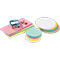 MAUL presentation board Pro, pizarra/pizarra blanca + juego de tarjetas de presentación con 360 tarjetas y 200 agujas para pins