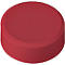 MAUL ronde magneten, kunststof &amp; metaal, fijne structuur, kleefkracht 2 kg, ø 33 x 14 mm, rood, 20 st.
